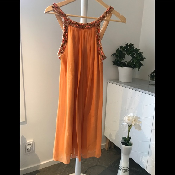 Silk designer dress Mikael Aghal - Picture 3 of 8